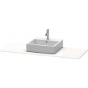 Console Duravit XSQUARE 16x1400x550mmavec découpe droite blanc nordique