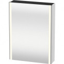 Armoire miroir Duravit XSQUAREavec éclairage 800x600x156mm ouverture droite blanc mat