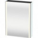 Armoire miroir Duravit XSQUAREavec éclairage 800x600x156mm ouverture droite Bleu clair mat