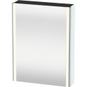 Armoire miroir Duravit XSQUAREavec éclairage 800x600x156mm ouverture droite Bleu clair mat