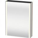 Armoire miroir Duravit XSQUAREavec éclairage 800x600x156mm ouverture droite taupe