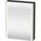 Armoire miroir Duravit XSQUAREavec éclairage 800x600x156mm ouverture droite graphite mat