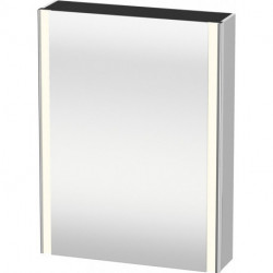 Armoire miroir Duravit XSQUAREavec éclairage 800x600x156mm ouverture droite blanc sdm