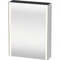 Armoire miroir Duravit XSQUAREavec éclairage 800x600x156mm ouverture droite blanc lilas brillant