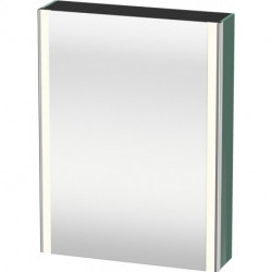 Armoire miroir Duravit XSQUAREavec éclairage 800x600x156mm ouverture droite jade