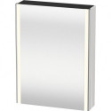 Armoire miroir Duravit XSQUAREavec éclairage 800x600x156mm ouverture droite Gris Doloaveci brillant
