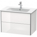 Meuble sous-vasque XSQUARE 560x810x478mm blanc semi-brillant