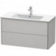 Meuble sous-vasque XSQUARE 560x1010x478mm blanc nordique