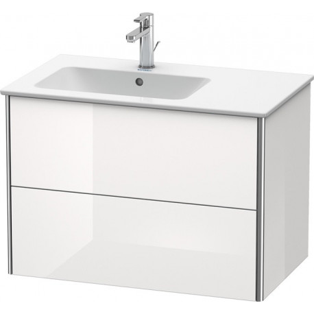 Meuble sous-vasque XSQUARE 560x810x478m avec éclairage li blanc nordique