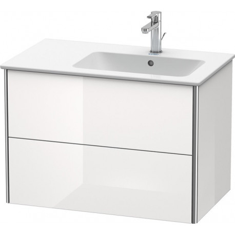 Meuble sous-vasque XSQUARE 560x810x478m avec éclairage blanc semi-brillant