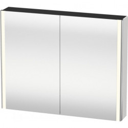 Armoire miroir Duravit XSQUAREavec éclairage 800x1000x156mm blanc mat