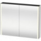 Armoire miroir Duravit XSQUAREavec éclairage 800x1000x156mm Bleu clair mat