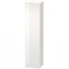Armoire DURASTYLE 360x400x1800mm ouverture droite noyer foncé/blanc mat