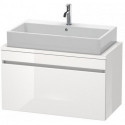 Meuble bas console DURASTYLE 512x900x478mm betongris matt/blanc mat