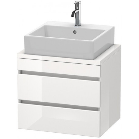 Meuble bas console DURASTYLE 512x600x478mm betongris matt/blanc mat