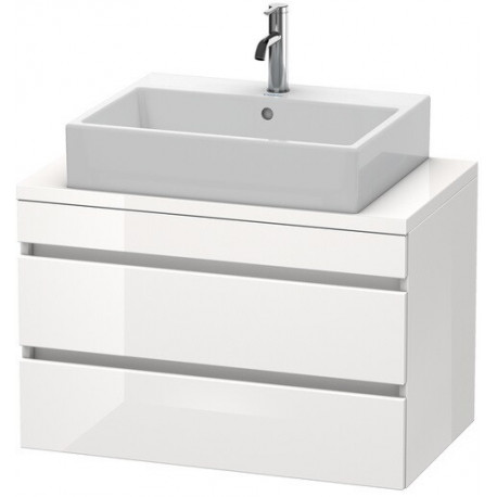 Meuble bas console DURASTYLE 512x800x478mm lin/blanc mat