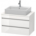 Meuble bas console DURASTYLE 512x800x478mm lin/blanc mat