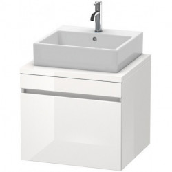 Meuble bas console DURASTYLE 512x600x548mm betongris matt/blanc mat