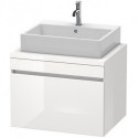 Meuble bas console DURASTYLE 512x700x548mm lin/blanc mat