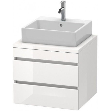 Meuble bas console DURASTYLE 512x600x548mm betongris matt/blanc mat