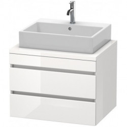 Meuble bas console DURASTYLE 512x700x548mm betongris matt/blanc mat