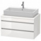 Meuble bas console DURASTYLE 512x900x548mm lin/blanc mat
