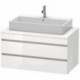 Meuble bas console DURASTYLE 512x1000x548mm lin/blanc mat