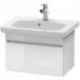 Meuble sous-vasque DURASTYLE 368x580x398mm betongris matt/blanc mat