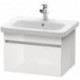 Meuble sous-vasque DURASTYLE 448x580x398mm lin/blanc mat