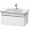 Meuble sous-vasque DURASTYLE 448x730x398mm betongris matt/blanc mat