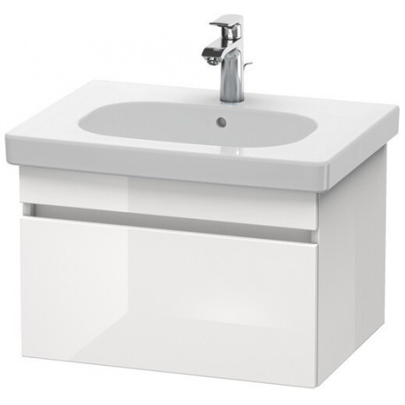 Meuble sous-vasque DURASTYLE 453x600x398mm betongris matt/blanc mat