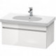 Meuble sous-vasque DURASTYLE 453x800x398mm betongris matt/blanc mat