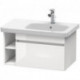 Meuble sous-vasque DURASTYLE 448x730x398mm lin/blanc mat