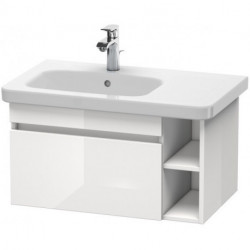 Meuble sous-vasque DURASTYLE 448x730x398mm betongris matt/blanc mat