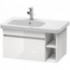 Meuble sous-vasque DURASTYLE 448x730x398mm lin/blanc mat