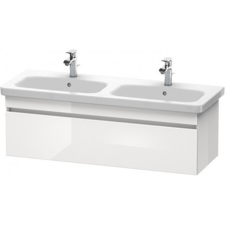 Meuble sous-vasque DURASTYLE 448x1230x398mm betongris matt/blanc mat