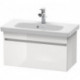 Meuble sous-vasque DURASTYLE 730x350mm lin/blanc mat