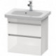 Meuble sous-vasque DURASTYLE 368x580x610mm lin/blanc mat