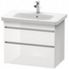 Meuble sous-vasque DURASTYLE 448x730x610mm lin/blanc mat