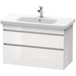 Meuble sous-vasque DURASTYLE 448x930x610mm betongris matt/blanc mat