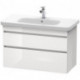 Meuble sous-vasque DURASTYLE 448x930x610mm lin/blanc mat