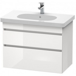 Meuble sous-vasque DURASTYLE 453x800x610mm betongris matt/blanc mat