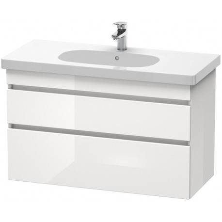 Meuble sous-vasque DURASTYLE 453x1000x610mm betongris matt/blanc mat