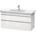 Meuble sous-vasque DURASTYLE 448x1130x610mm betongris matt/blanc mat
