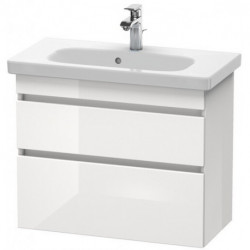 Meuble sous-vasque DURASTYLE 730x350mm noyer foncé/blanc mat