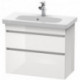 Meuble sous-vasque DURASTYLE 730x350mm lin/blanc mat