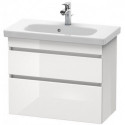Meuble sous-vasque DURASTYLE 730x350mm lin/blanc mat