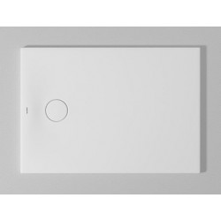 Bac à douche DU Tempano. rectangle 1000x700mm. blanc