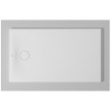 Bac à douche DU Tempano. rectangle 1200x700mm. blanc