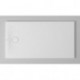 Bac à douche DU Tempano. rectangle 1400x750mm. blanc